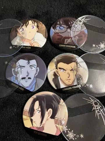 명탐정 코난 캔뱃지 세트