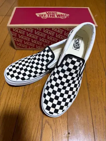 VANS 체커 패턴 슬립온