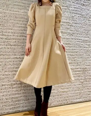 31Sonsdemode 비트 포함 종이상자 플레어 원피스 36