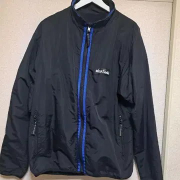 WILD THINGS 나일론 자켓 블랙/파랑 USA 제 90년대