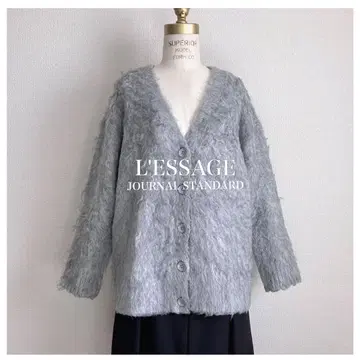 [ 2024AW ] L'ESSAGE 퍼 니트 가디건