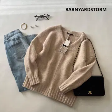 b1569 새상품 밴야드 스톰 두툼한 니트 풀오버