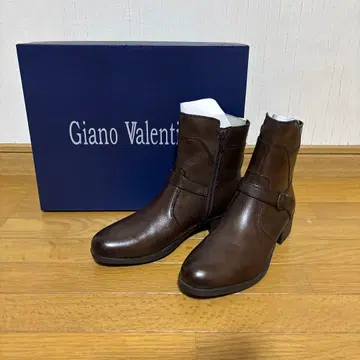 [ 새상품,미사용품 ] Giano Valenti 브라운 숏부츠 36