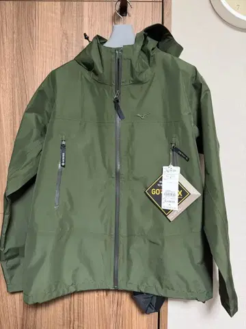 미즈노 고어텍스 마운틴 후드티 M 카키