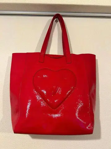 ANNA HINDMARCH 레드 토트백