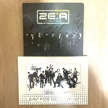 [레어] 친필 사인 ZE:A (제아) 한국반 CD 2점 세트