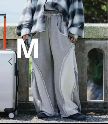 라쿠키리 스웨트 팬츠 그레이 M