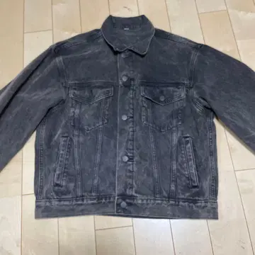 USED 다크 그레이 데님 자켓