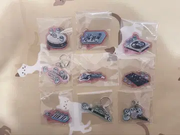 블루햄햄 아크릴 키링 세트