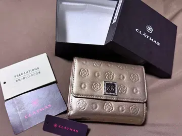 새상품급 CLATHAS 골드 지갑