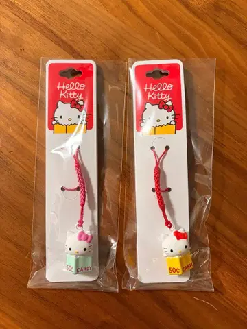 스이킨 스즈 헬로키티전 교토 선행 컬러 키링 2개 세트