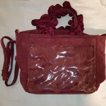 자카마트 이타백 A4 다기능 2WAY 핸들 프릴 토트백 코듀로이