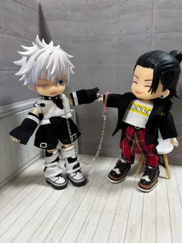 2 달마시안 패턴 지뢰풍 산책 세트