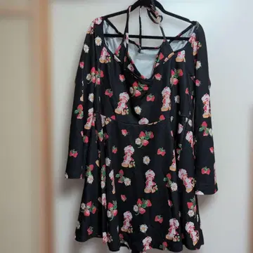 베리 숏 케이크 긴팔 원피스 A라인