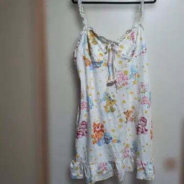 케어베어 슬리브리스 미니 원피스