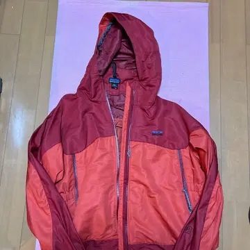 patagonia 마운틴 후드티 오렌지