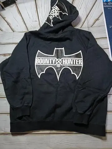 BOUNTY HUNTER 후드티 박쥐 사이즈 L 수회 착용