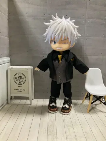 오비츠11용 정장 세트 블랙 x 골드