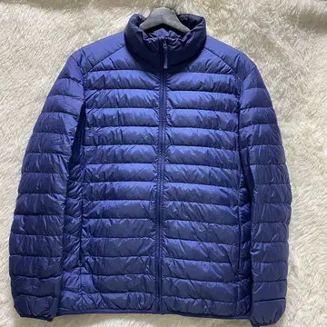 새상품급 유니클로 UNIQLO 울트라 라이트 다운 자켓 블루 M 사이즈