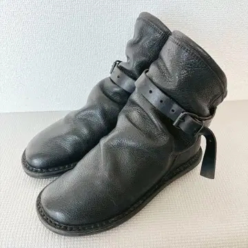 새상품급 트리픈 36 BOMB 숏부츠 가죽 블랙