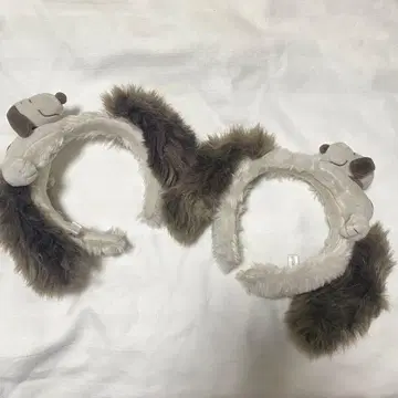 스누피 머리띠 USJ 유에스제이 유니버셜 브라운 갈색