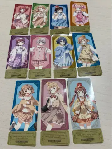 유루유리 오무로가 아틀레 아키하바라 C상 티켓풍 스티커