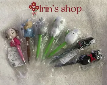[ 미개봉 ] 지브리 캐릭터 봉제 인형 볼펜 6개 세트