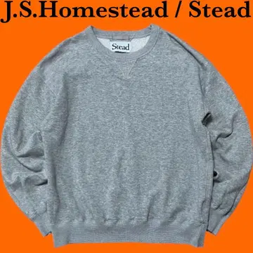 J.S.Homestead / Stead 가제트 크루넥 맨투맨 L