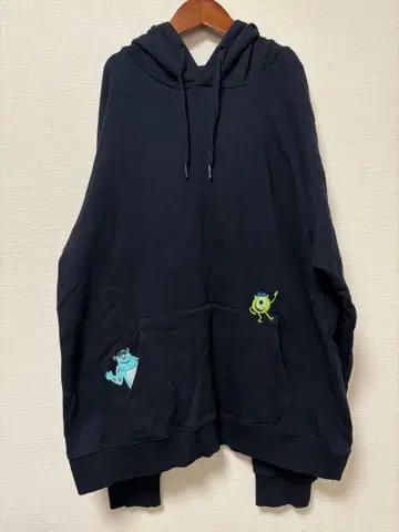 그라니프 몬스터즈 잉크 후디 네이비 자수