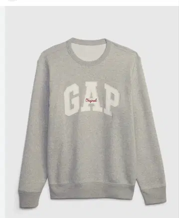 GAP 그레이 L 사이즈 크루넥 트레이닝복