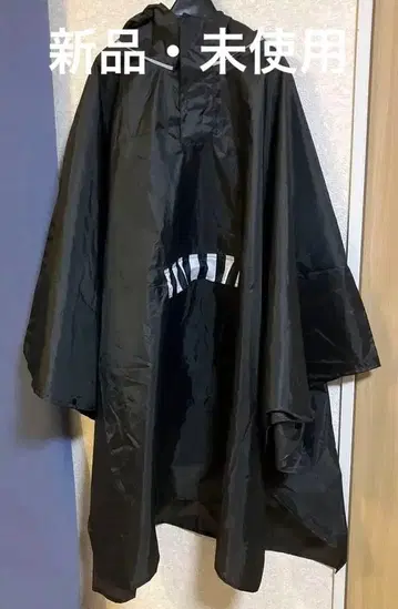 방수 판초 블랙 후드 부착