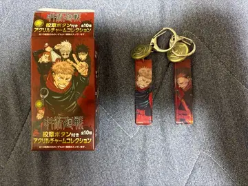 주술회전 스쿠나 이타도리 유우지 학교 휘장 버튼 포함 아크릴 참