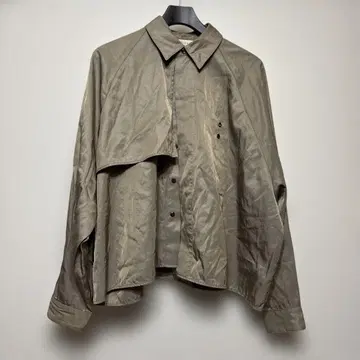 JIEDA 트렌치 셔츠 올리브 그린