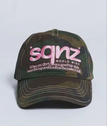 카모플라쥬 캡 엔도 모리 착용