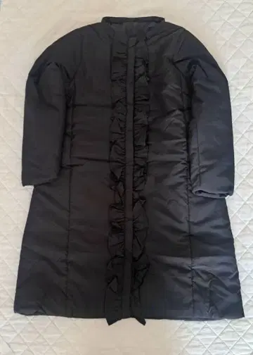 [택 포함] &LOVE 앤드러브 럭셔리한 솜 프릴 드레스 코트 L