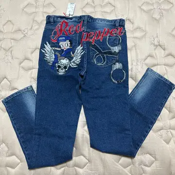 RED PEPPER 베티 콜라보 여성용 데님 청바지