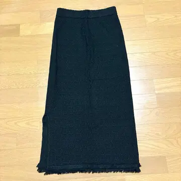 PLST 트위드 니트 가디건 스커트 셋업의 스커트만