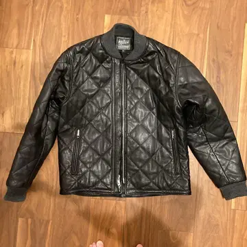 KADOYA K'S LEATHER LL 블랙 가죽 자켓 SB9