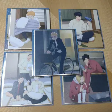 하이큐!! 결전 전야 이온 트레이딩 색지 컴플리트 세트