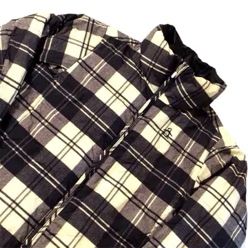 먼싱웨어 리버서블 다운 자켓 펭귄 체크 M