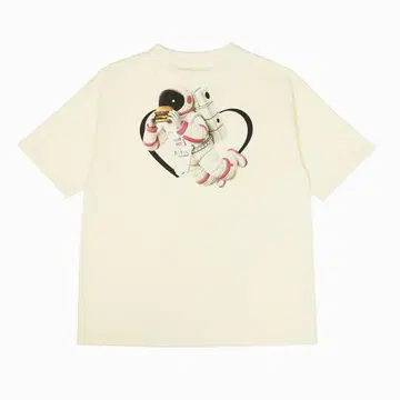 이와하시 겐키 Space Burger T-Shirt (Ivory)