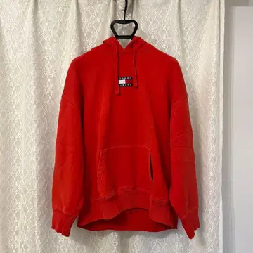 TOMMY JEANS 플래그 로고 후드티