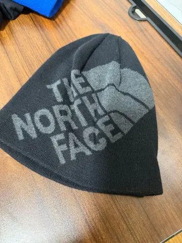 미사용 THE NORTH FACE 블랙 비니 니트 모자