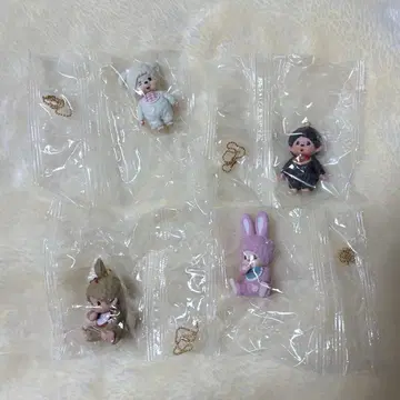 몽치치 마스코트 키체인 4종 세트