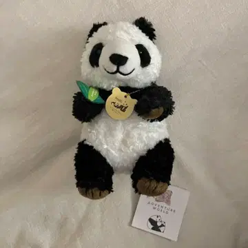 팬더 봉제 인형 AdventureWorld 어드벤처 월드 택 포함