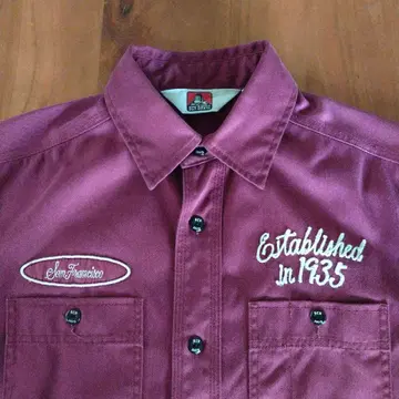 벤데이비스 반팔 워크 셔츠 M 사이즈