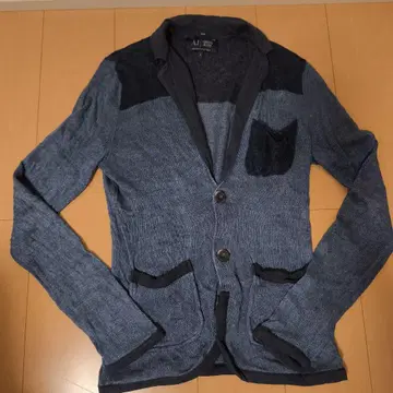 AJ ARMANI JEANS 슬림 자켓 S 네이비