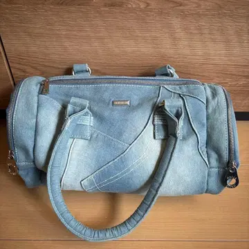 [BACKS] 데님 보스턴백 양 사이드 포켓