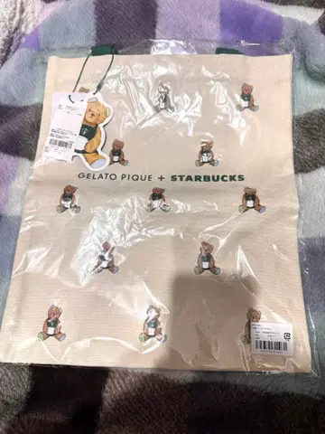 [ 미사용 새상품 ] 스타벅스 젤라또피케 토트백