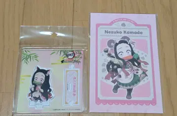 귀멸의 칼날 난자타운 콜라보 아크릴 스탠드 카마도 네즈코 엽서